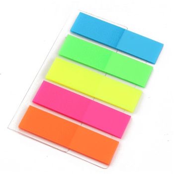 Bright page marker sticky tabs